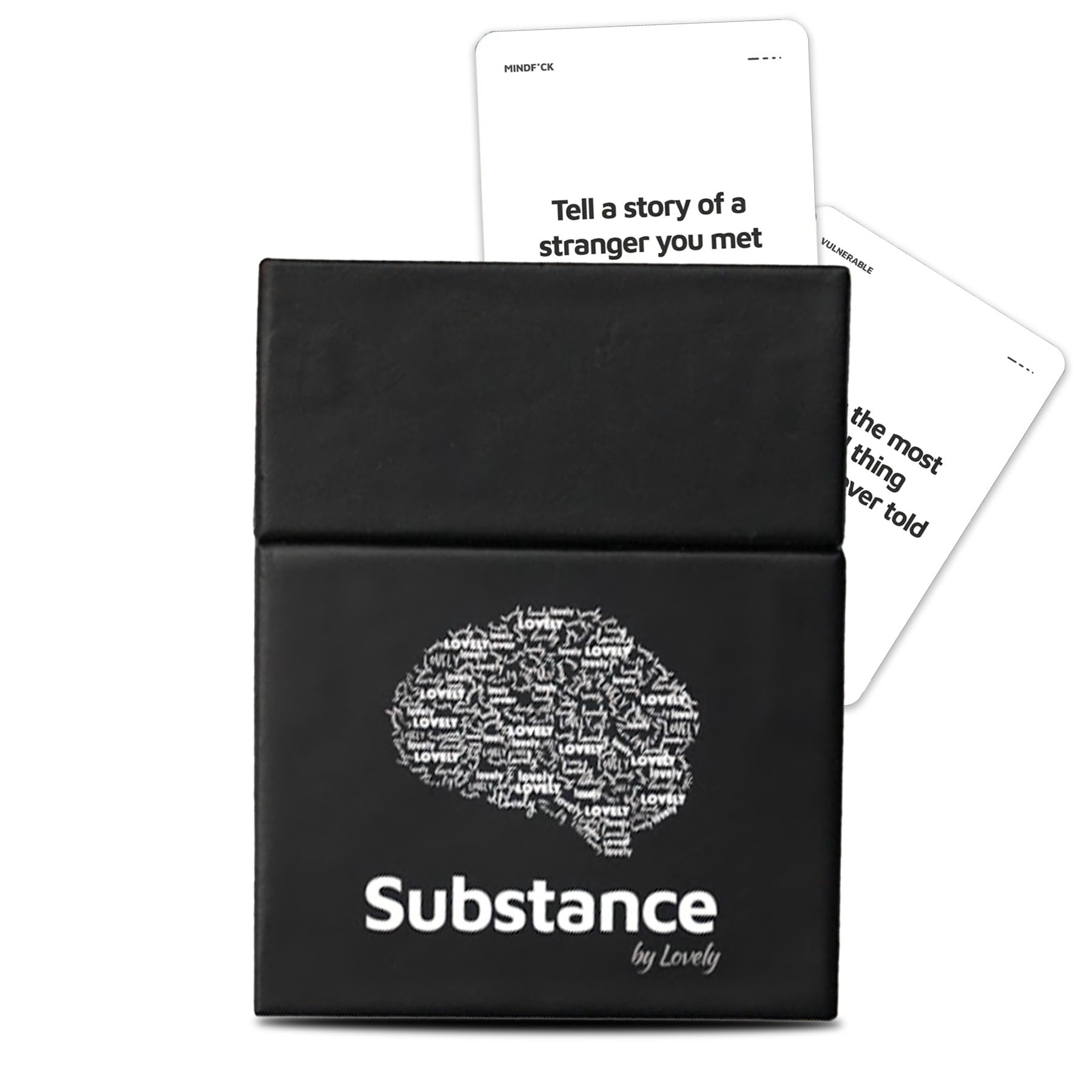 Substance Card Game - 90 Conversation Cards for Adults - Meaningful Deep Conversations - Perfect for Game Night or Date 